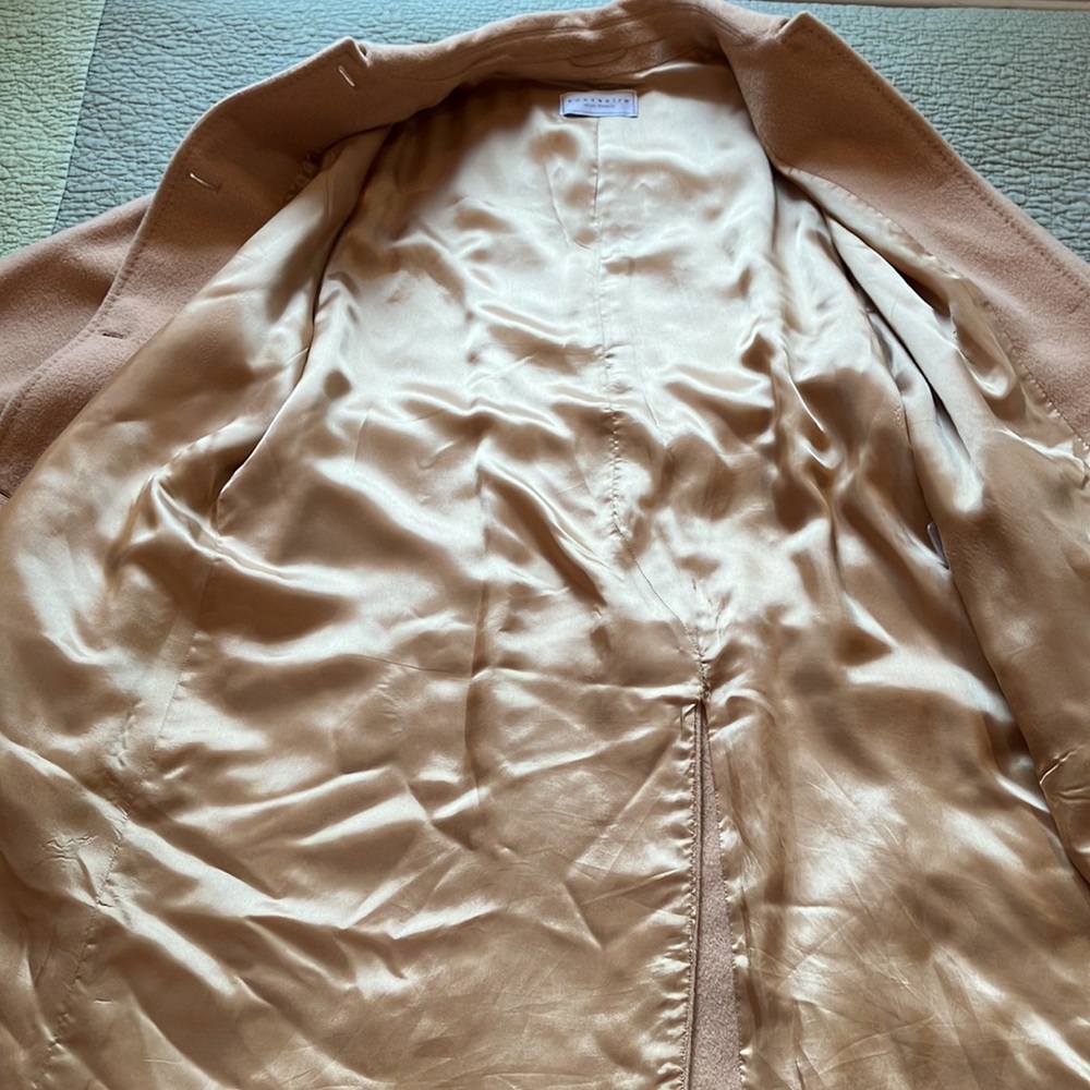 Vintage Contaire by Louis Feraud Wool Trench Coat 14 - Picture 8 of 11